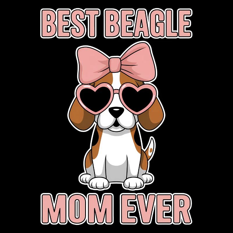 Beagle Mama Hund Mutter Lustiges Beagle Geschenk