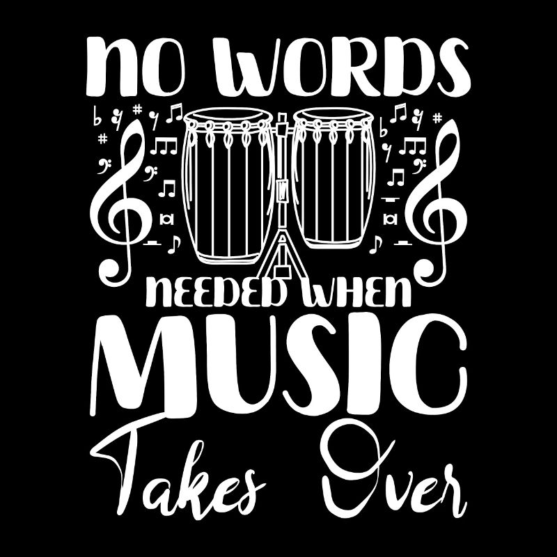 No words needed when music takes over, conga
