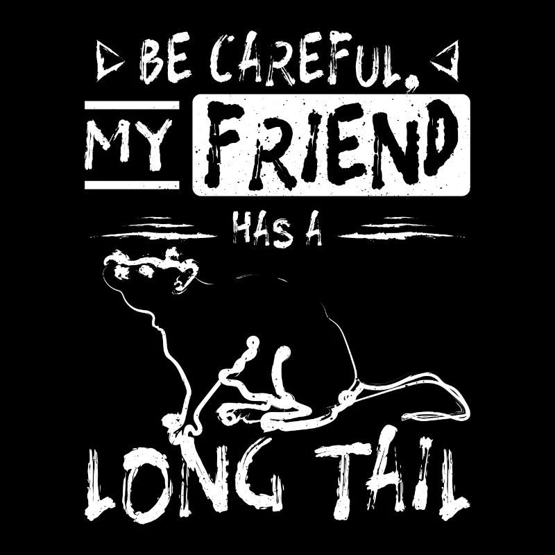 Drôle de rat de compagnie, fais attention mon ami a une longue queue