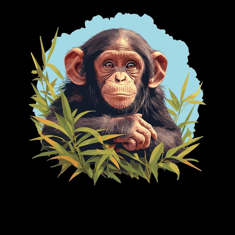 Chimpanzee Schimpansen Schimpanse