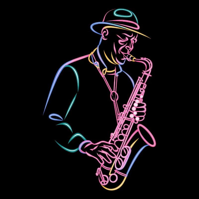 Saxophoniste de jazz passionné