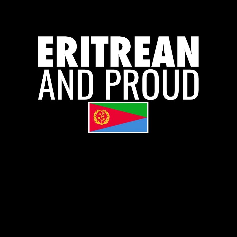 Érythréen et fier Érythrée Drapeau érythréen