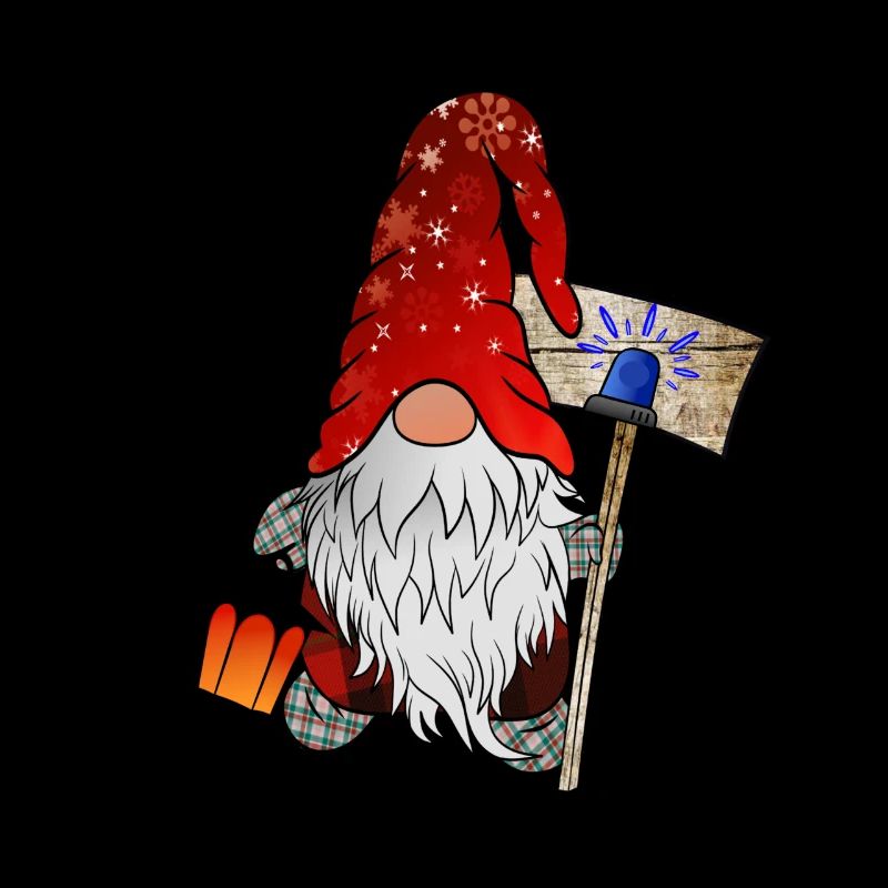 Blue Light Gnome Christmas Gnome