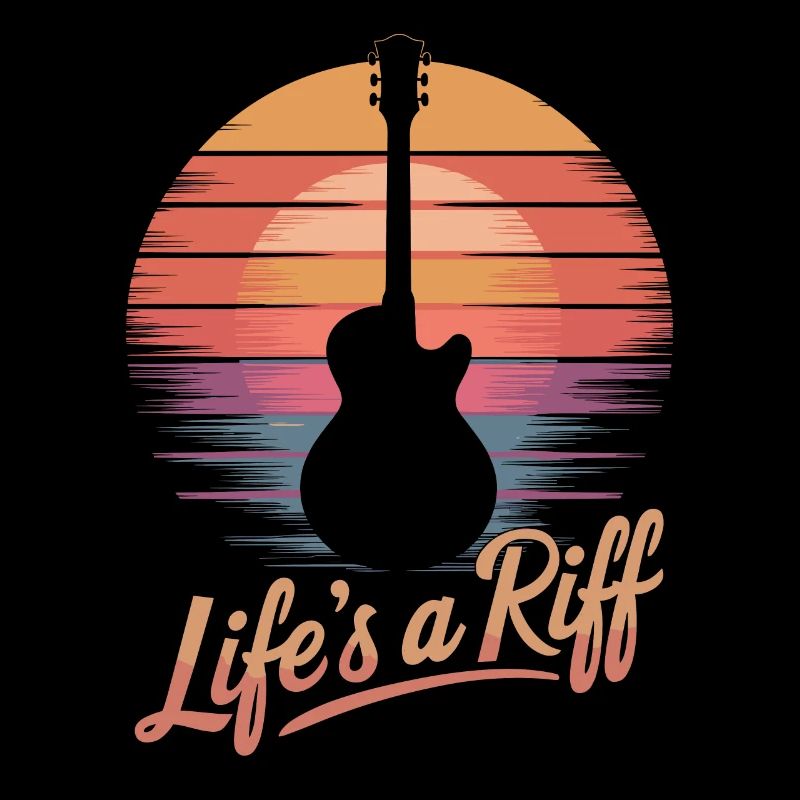 La vie de guitariste est un riff