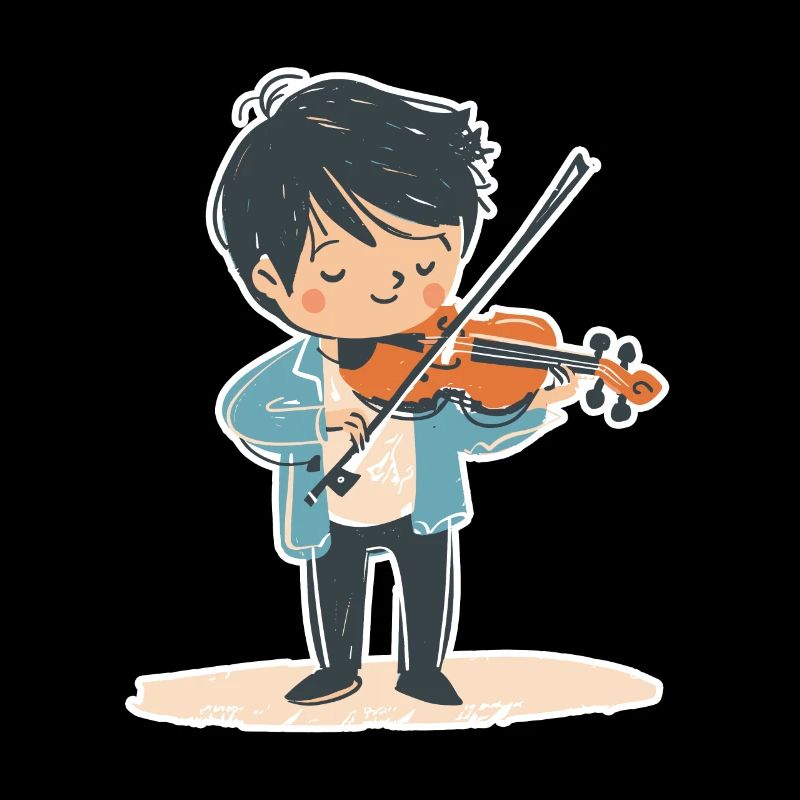 Petit garçon violon