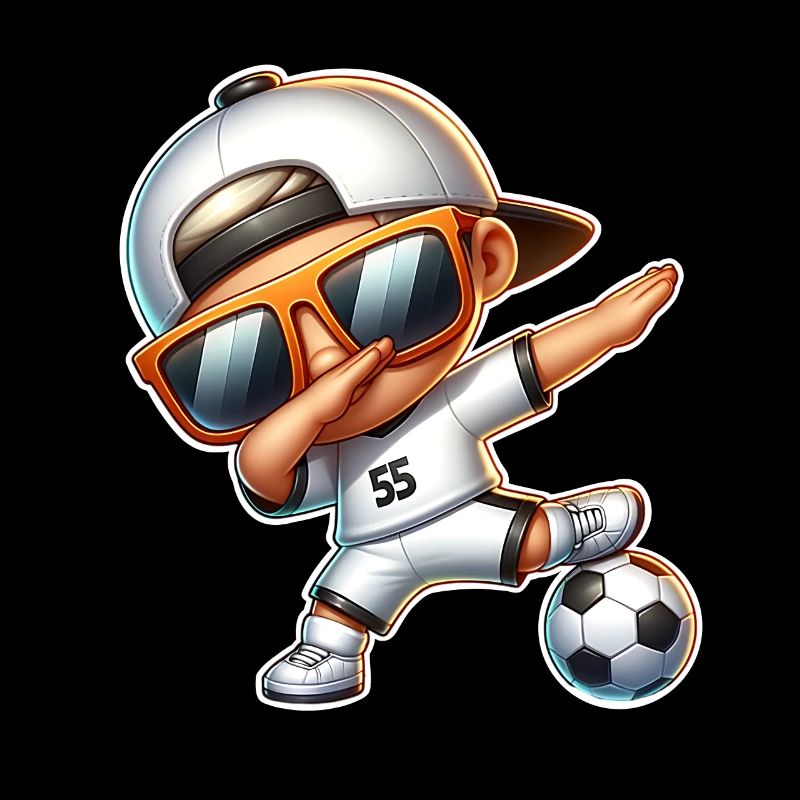Soccer Cool Soccer Player Dabbing