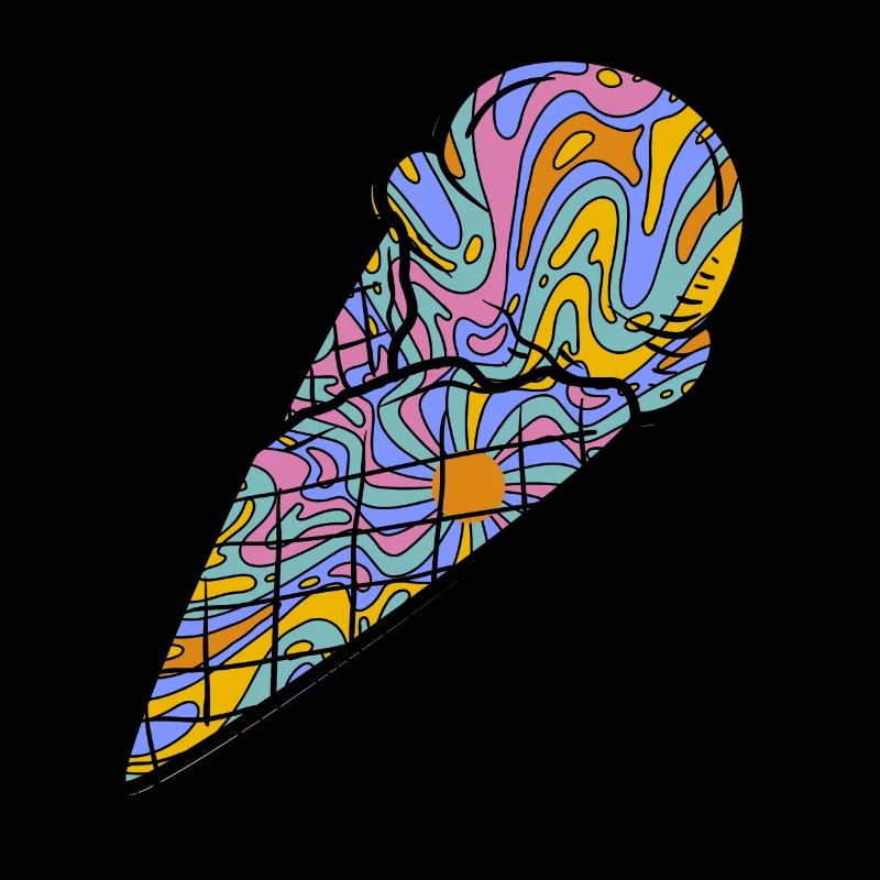 Des glaces colorées pour les amateurs de glaces