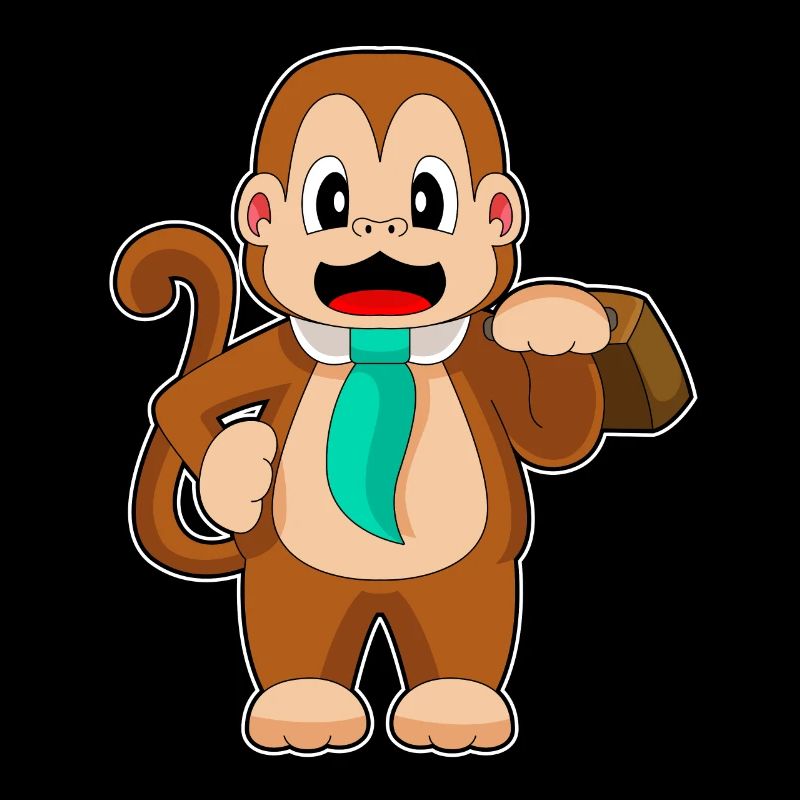 Monkey Entrepreneur Briefcase