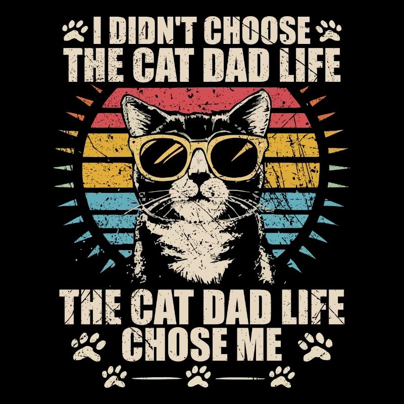 I didn't choose the cat dad life