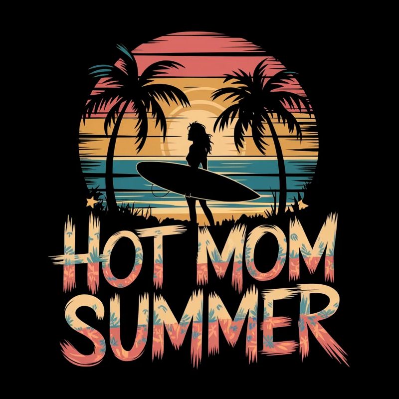 hot mom summer - surf
