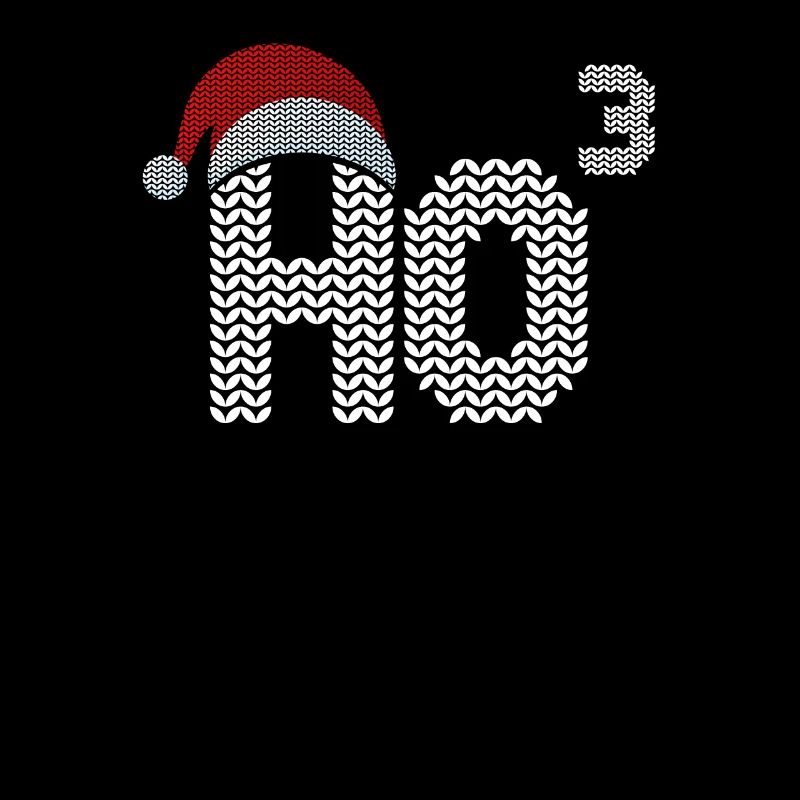 Ho Cubed Drôle Noël Professeur de mathématiques Ho Ho Ho