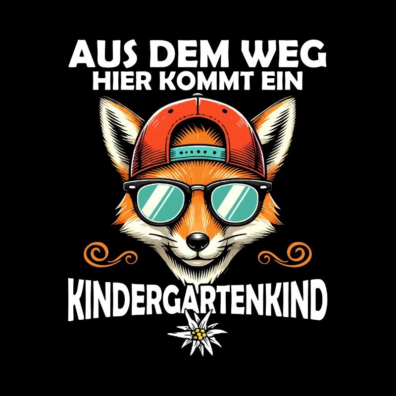 Aus dem Weg hier kommt ein Kindergartenkind Kiga