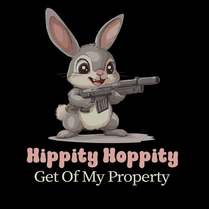 Hippity Hoppity Get Off My Property Funny