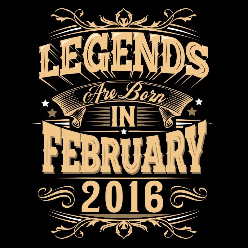 February 2016 Birthday Legend