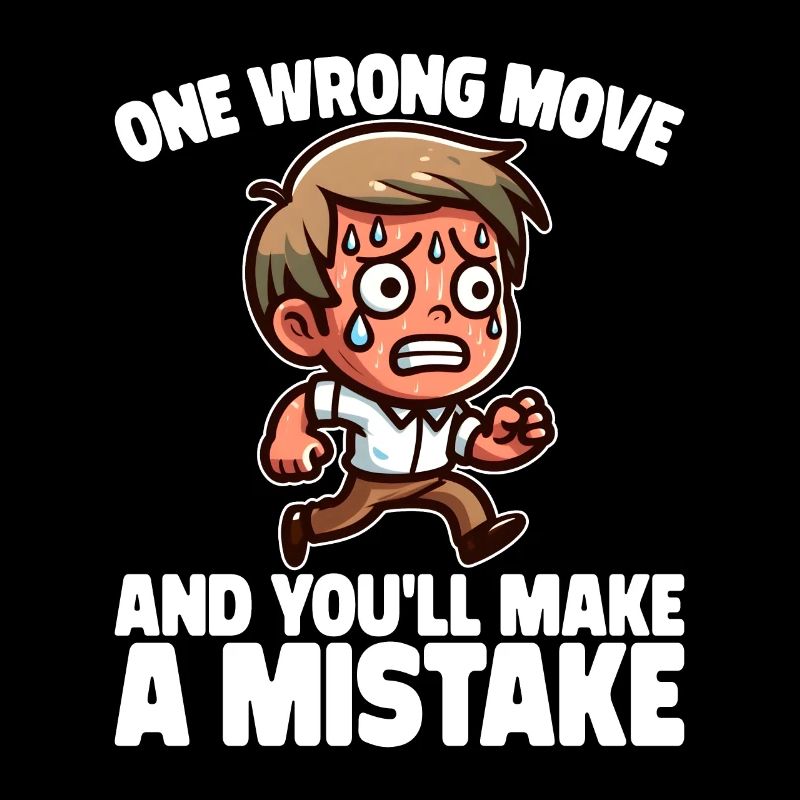 ONE WRONG MOVE AND YOU LL MAKE A MISTAKE