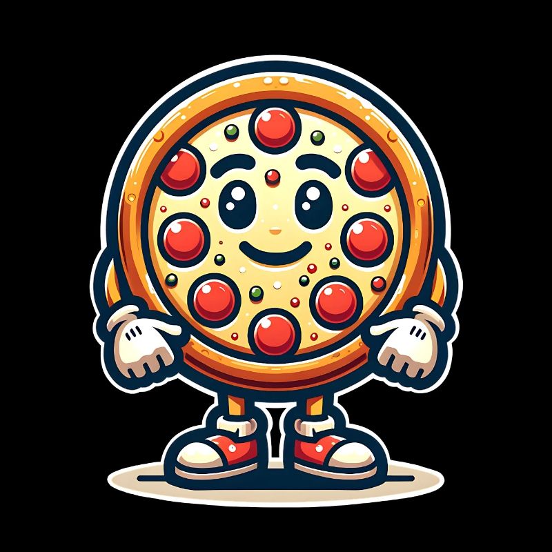 Mascotte de pizza