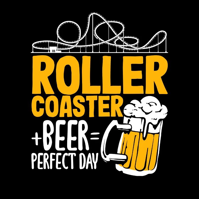 Achterbahn Und Bier Perfekter Tag