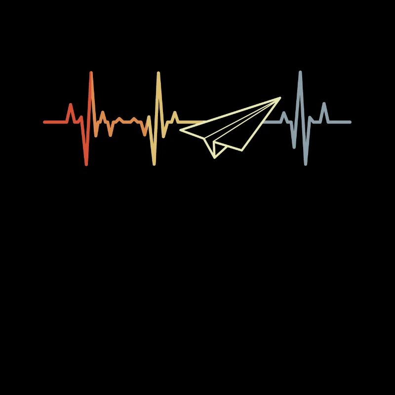 Papierflugzeug Herzfrequenz