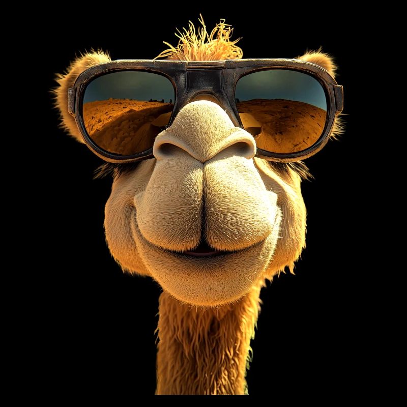 Chameau Dromadaire Camel de Bactriane Cadeau Chameaux