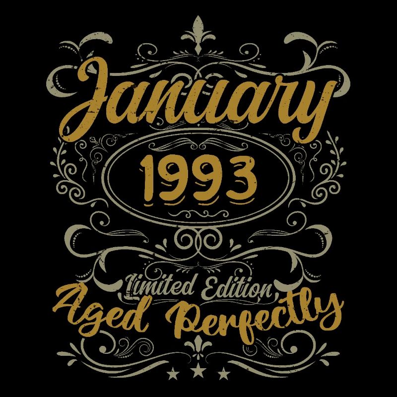 Januar Geburtstagsgeschenk Geboren im Januar 1993