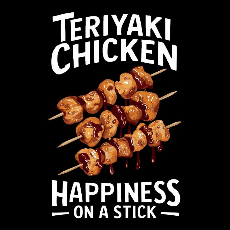 Teriyaki Chicken Happiness On A Stick
