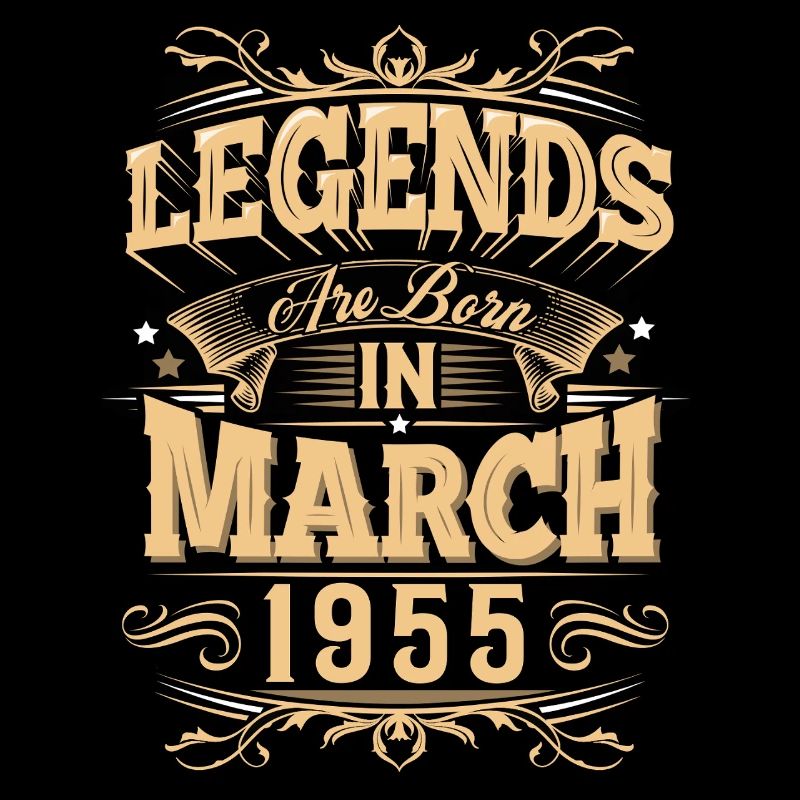 March 1955 Birthday Legend