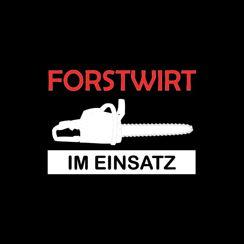 Forstwirt im Einsatz Waldarbeiter Forstarbeiter