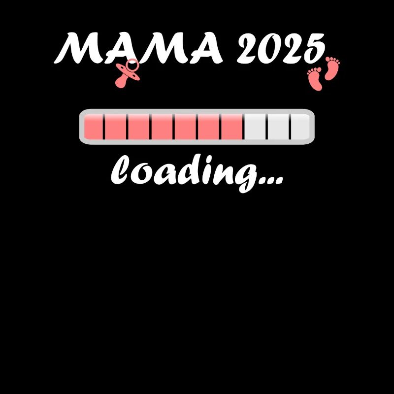 Mama 2025 Geschenk Frauen Damen Mutter Schwanger