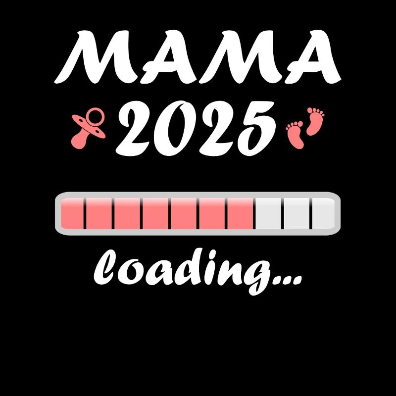 Mama 2025 Geschenk Frauen Damen Mutter Schwanger
