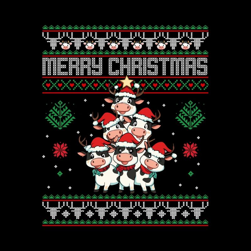 Kuh Weihnachten