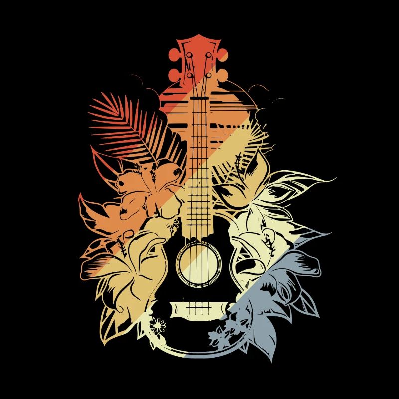 Ukulele Cartoon Look