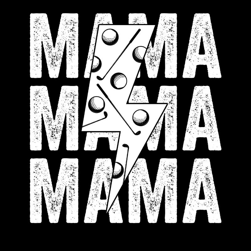 Golfspieler Mama Mutter Golf