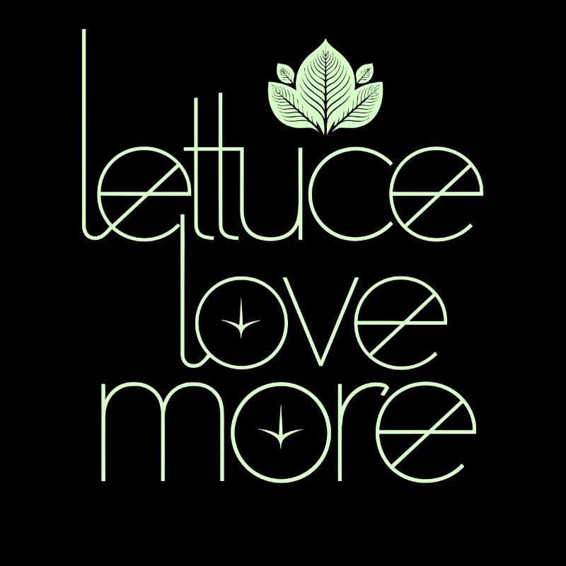 Veganer Vegetarier: Lettuce Love More