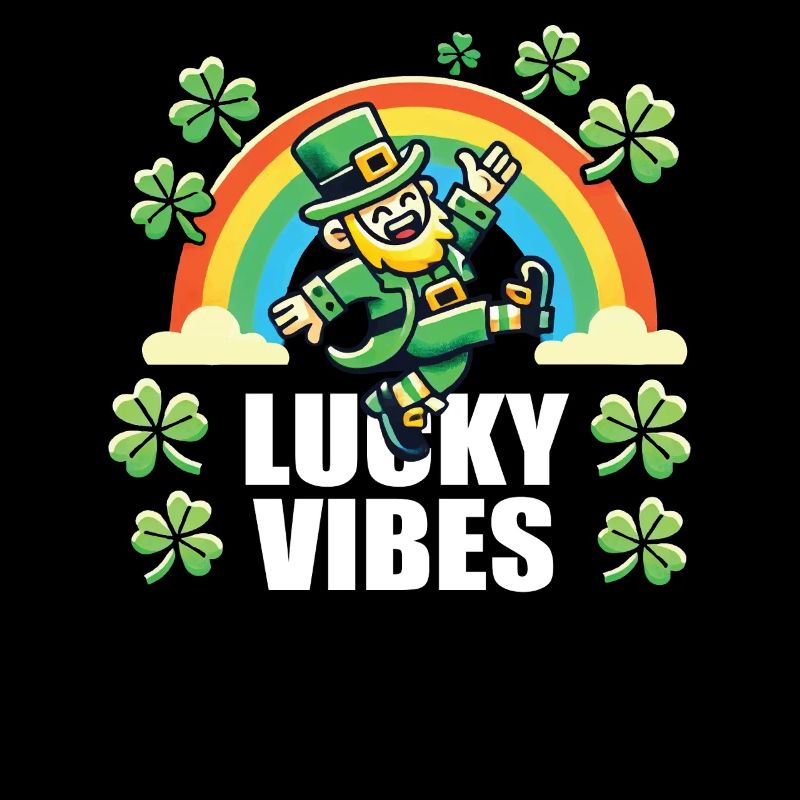 St. Patrick's Day Glückliche Vibes Regenbogen