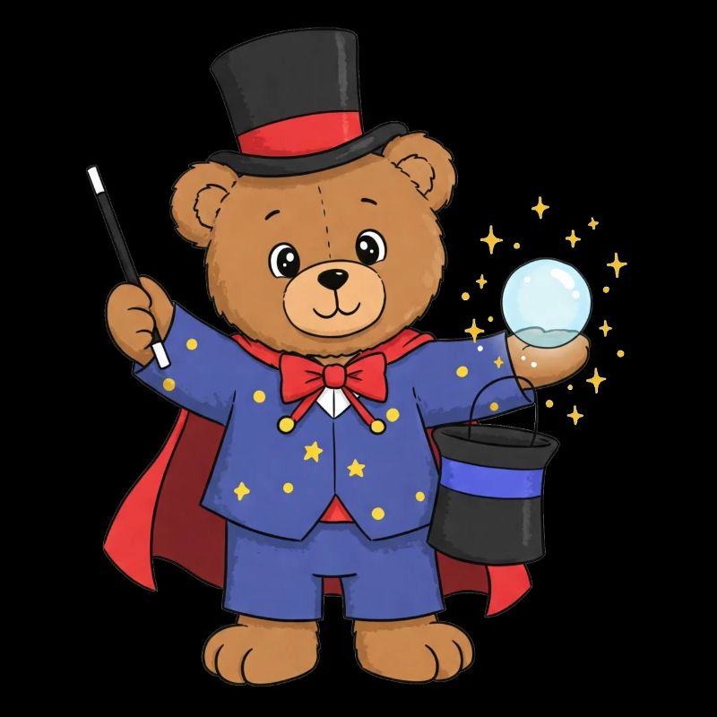 Teddybär Zauberer