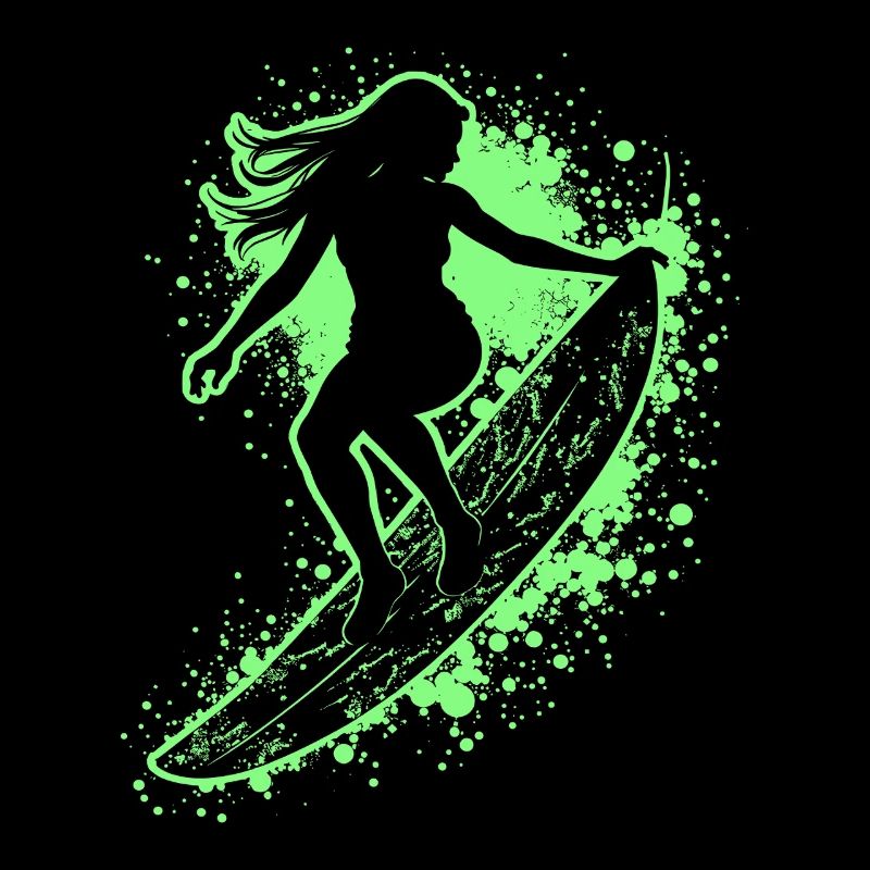 Surfeur élégant Surfer Surfer