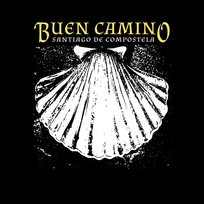Buen Camino, coquille Saint-Jacques-de-Compostelle
