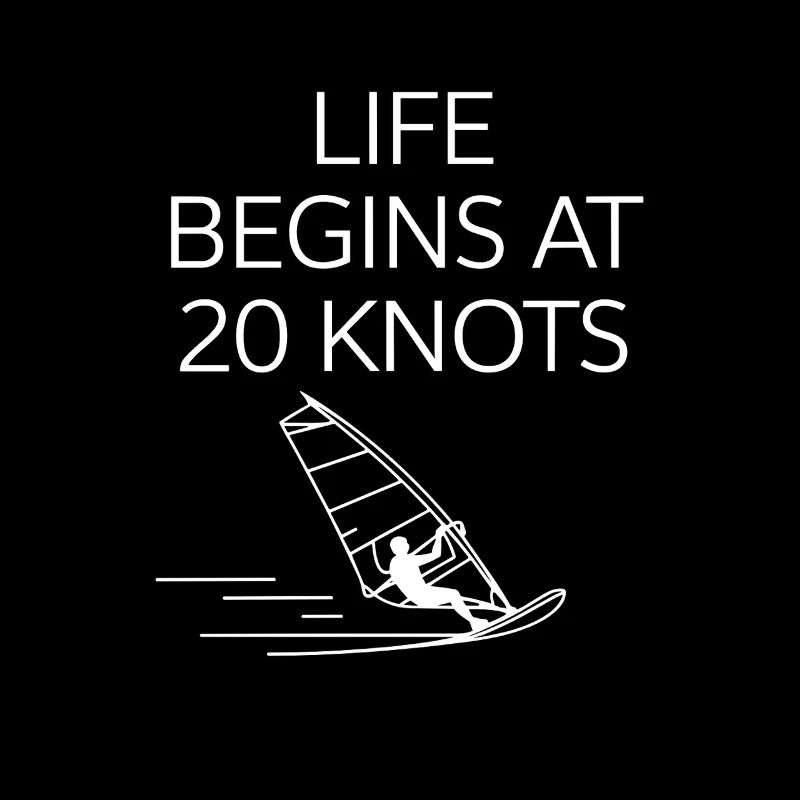 Windsurfing Life Begins At 20 Knots Windsurfer