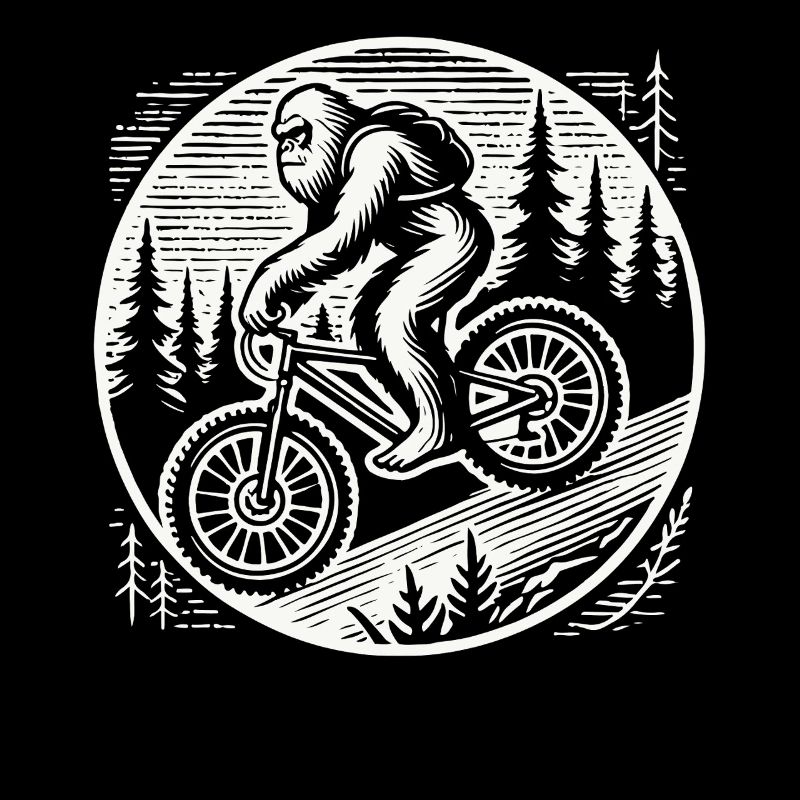 Aventure à vélo Bigfoot dans les bois