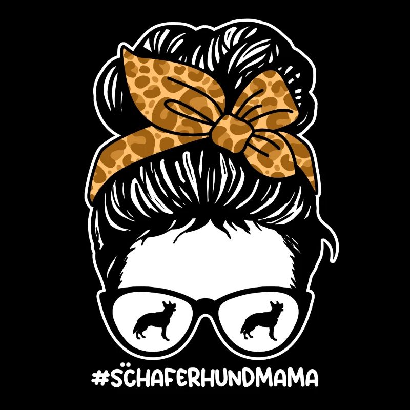 Mama Mutter Hund Deutscher Schäferhund