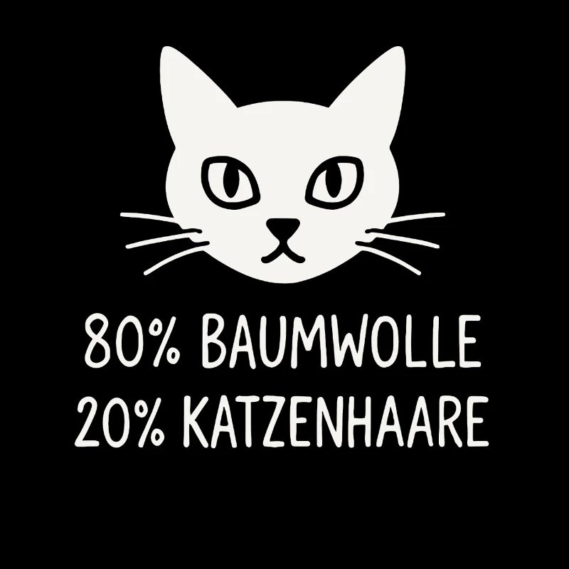 80 % coton – 20 % poils de chat