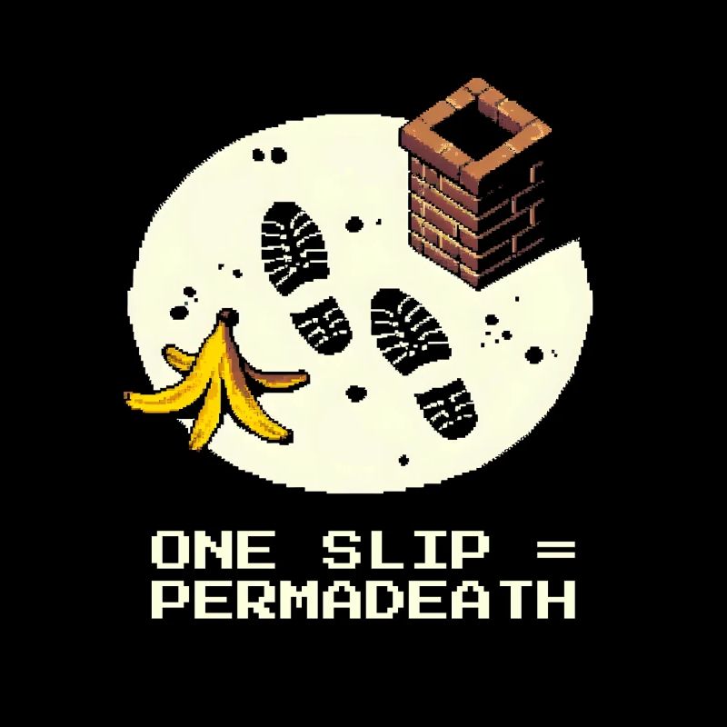 Ramoneur Toit Crash Permadeath Pixel