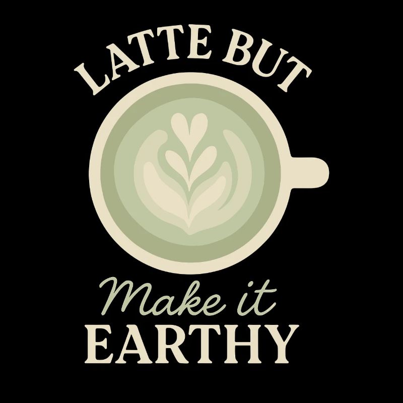 Matcha Aesthetic Latte Soft Girl Tee Über Kaffee