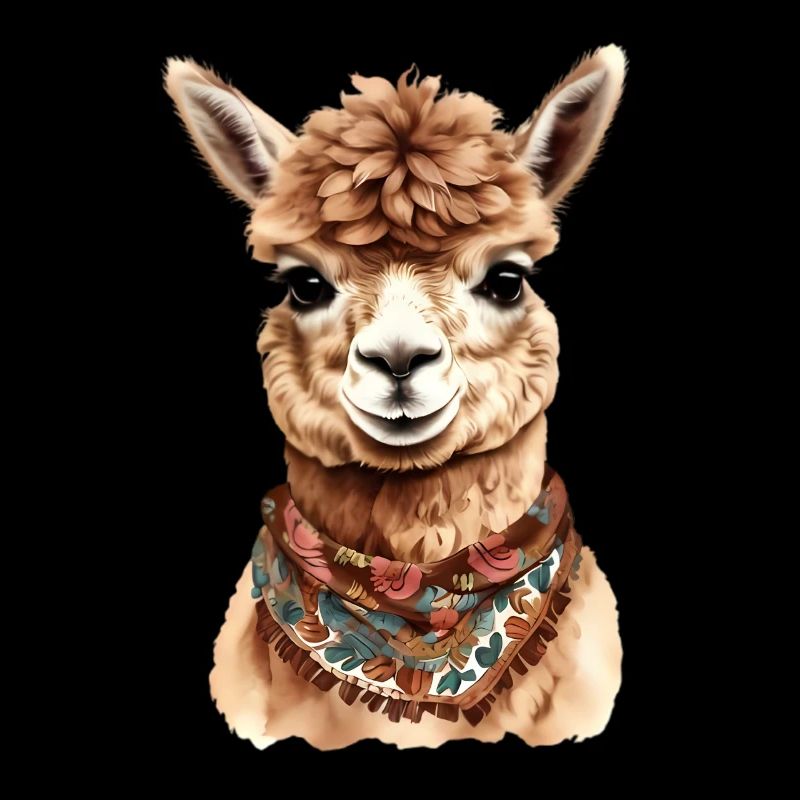 Alpaca Animal Design – Funny Graphic Illustration