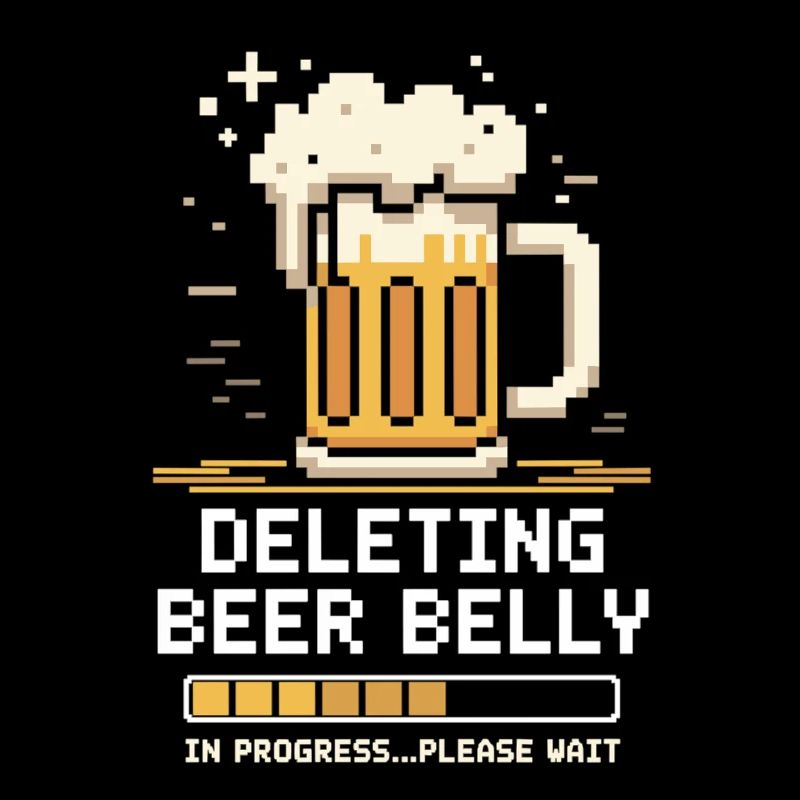 Lösche Bierbauch… bitte warten