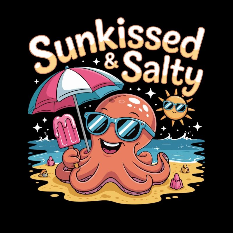 Beach, Sun & Tentacles - Sunkissed & Salty