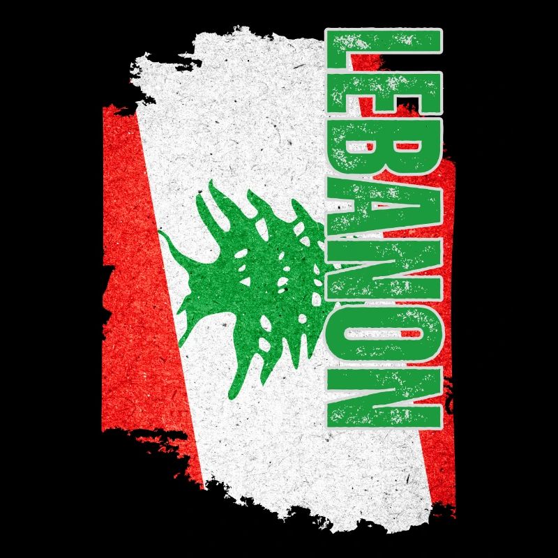 Drapeau vertical du Liban, I Love Lebanon