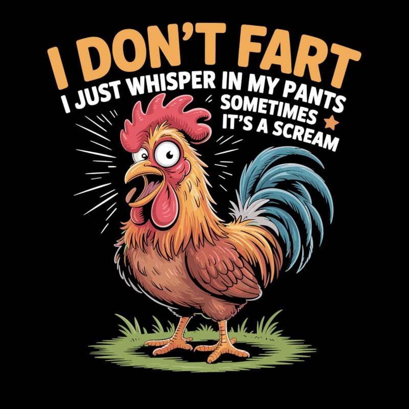 Chemise de poulet je ne pète pas
