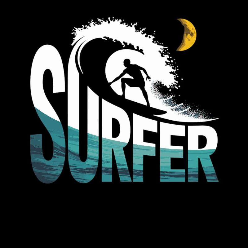 Surfers at night