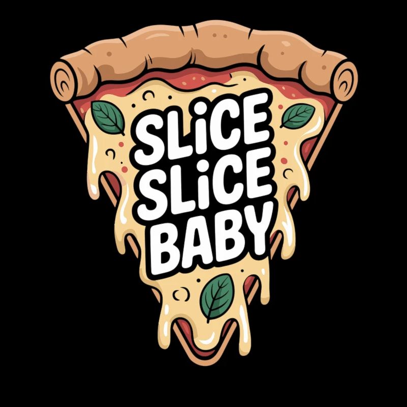 Slice Slice Chemise à pizza pour bébé